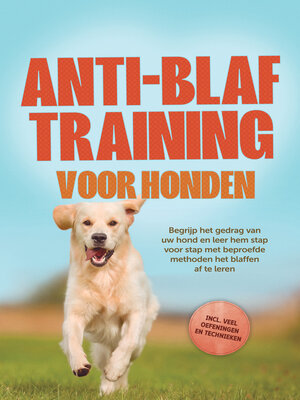 cover image of Anti-blaf training voor honden